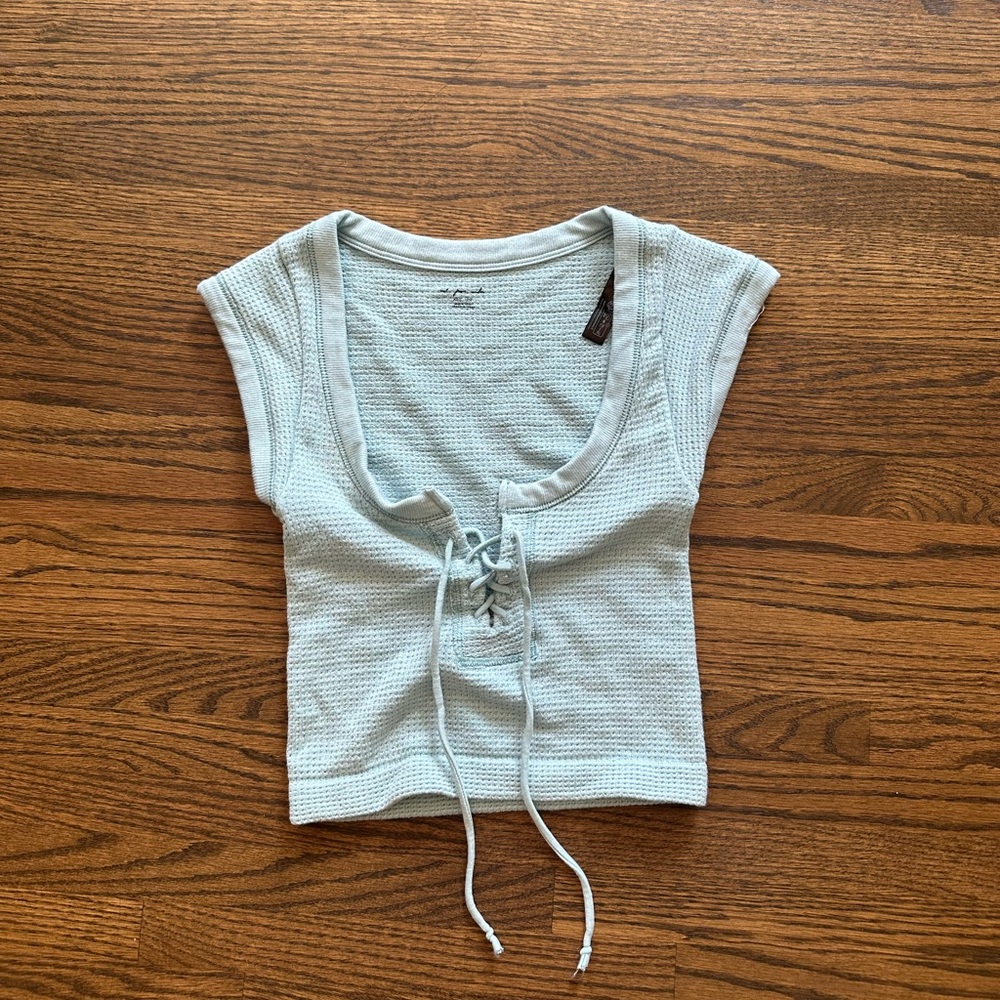 light blue t shirt